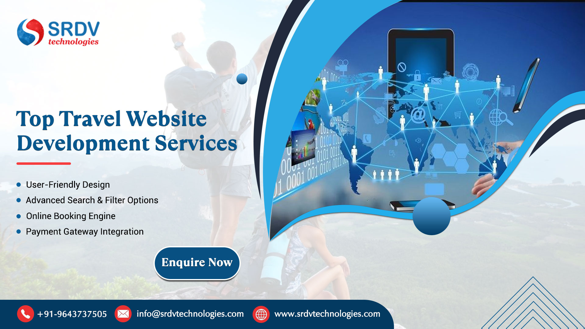 Top Travel Website Development | Agencies | Tour Operators